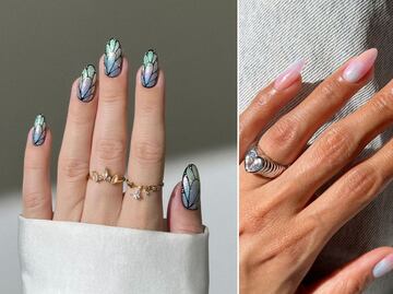 5 diseños hermosos de uñas mariposa, súmate a la tendencia