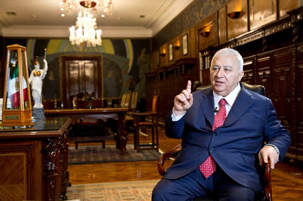 Emilio Chuayffet Chemor está internado en un hospital al poniente de la ciudad, donde es atendido por un cuadro de deshidratación (ARCHIVO. EL UNIVERSAL)