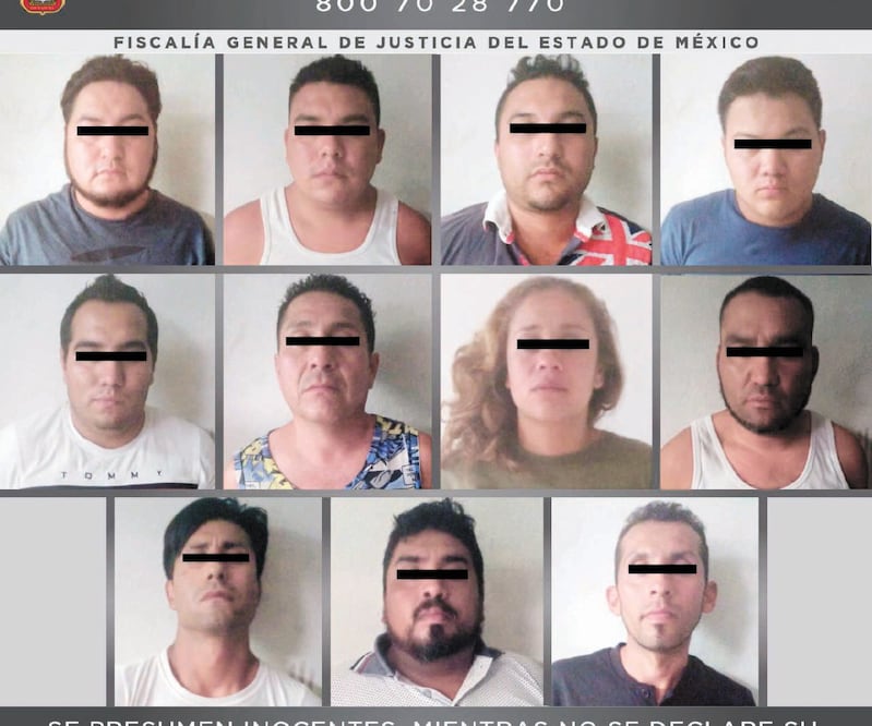 Los detenidos fueron trasladados al Centro Penitenciario y de Reinserción Social de Chalco, donde definirán su situación legal. Foto: Especial