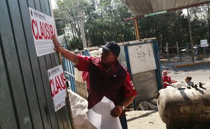 Clausuran 12 negocios de recolección de basura en Atizapan