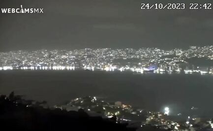Sigue aquí EN VIVO la imagen de Acapulco ante la furia del huracán "Otis"