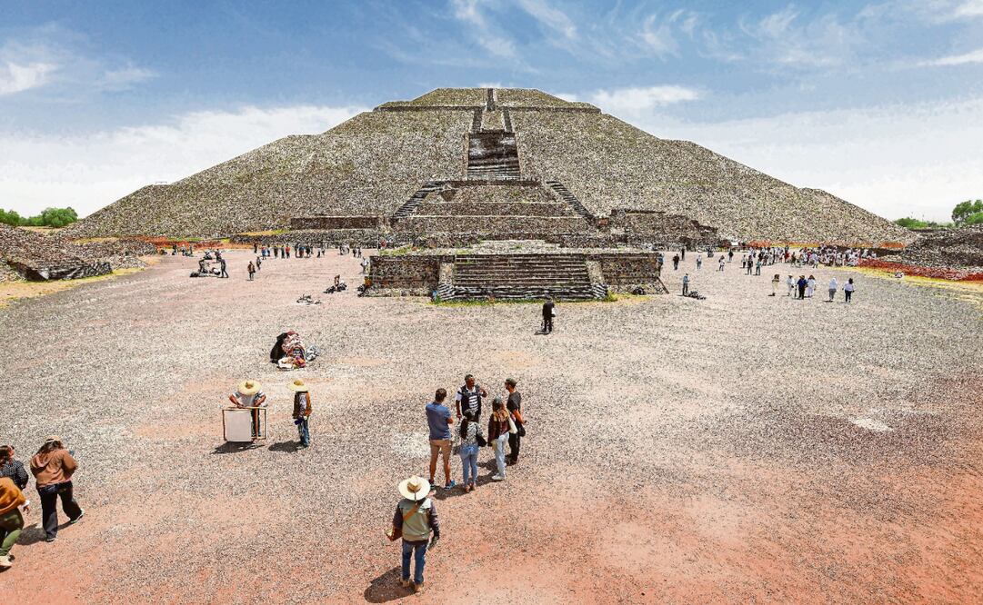 Zona arqueológica de Teotihuacán. Foto: Archivo / EL UNIVERSAL