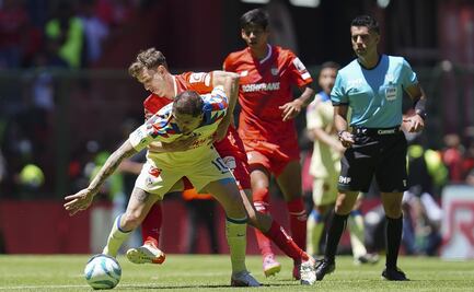 América empata con Toluca en el Estadio Nemesio Díez y deja escapar el liderato