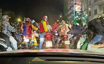 Oooootra “Rodada del Terror” recorre la CDMX; crean caos vial en Calzada de Tlalpan, VIDEOS