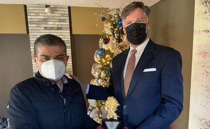 Gobernador de Coahuila se reúne con Christopher Landau, embajador de Estados Unidos