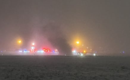 Jet privado se estrella al despegar en Bangor, Maine, en Estados Unidos; aeropuerto internacional es cerrado