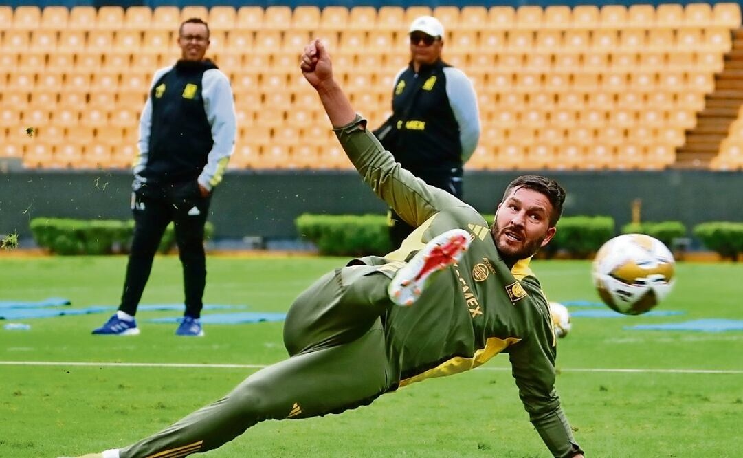 André-Pierre Gignac, la gran esperanza de los de Paunovic. Foto: Club Tigres