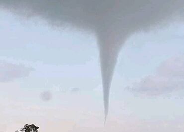 Tornado golpea a comunidad en Veracruz; reportan que dos viviendas se quedaron sin techo y caída de varios árboles