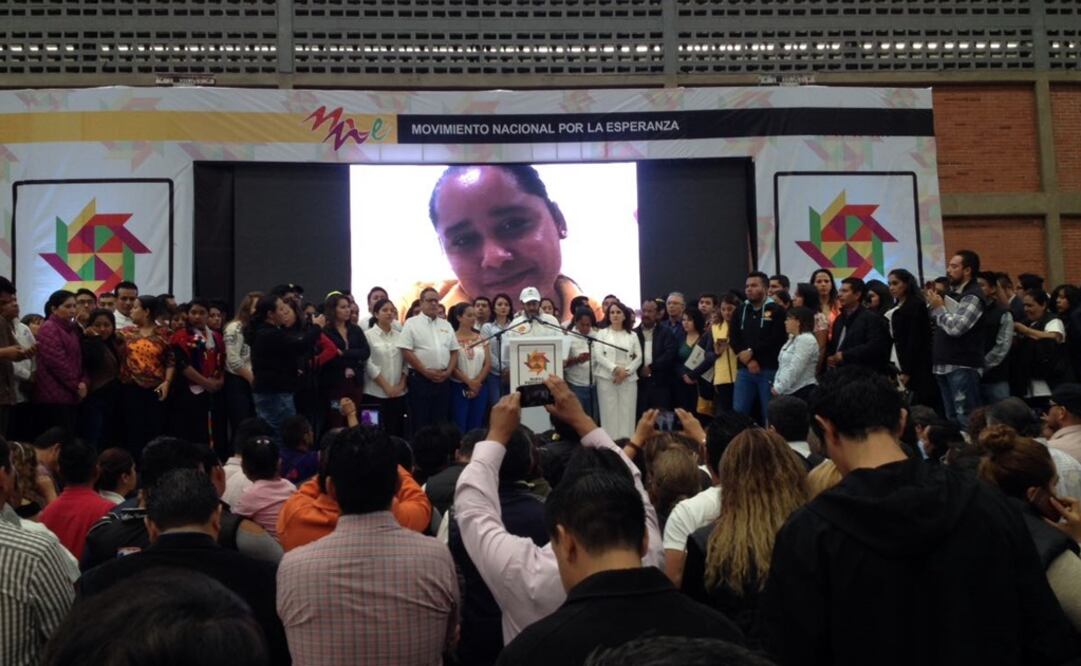 René Bejarano y Dolores Padierna inauguraron el Congreso Nacional del Movimiento Nacional dela Esperanza. /Misael Zavala – EL UNIVERSAL