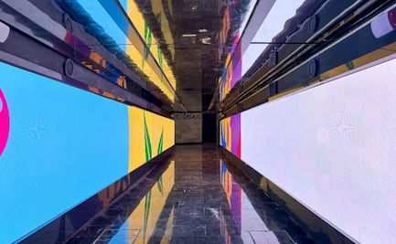 Rehabilitan pasillo de correspondencia entre Línea 2 y 8 del Metro Bellas Artes; instalan pantallas luminosas