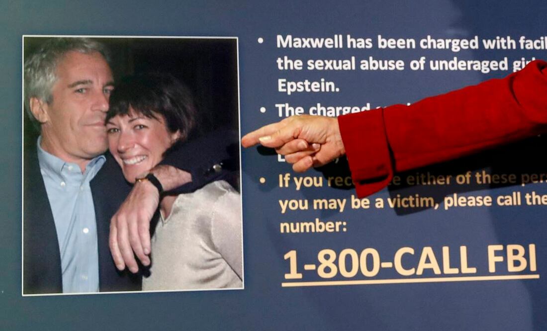 Maxwell, de 58 años, está acusada por la Fiscalía del Distrito Sur de Nueva York de "ayudar" a Epstein a "explotar y abusar sexualmente de múltiples" niñas (Foto: AP)