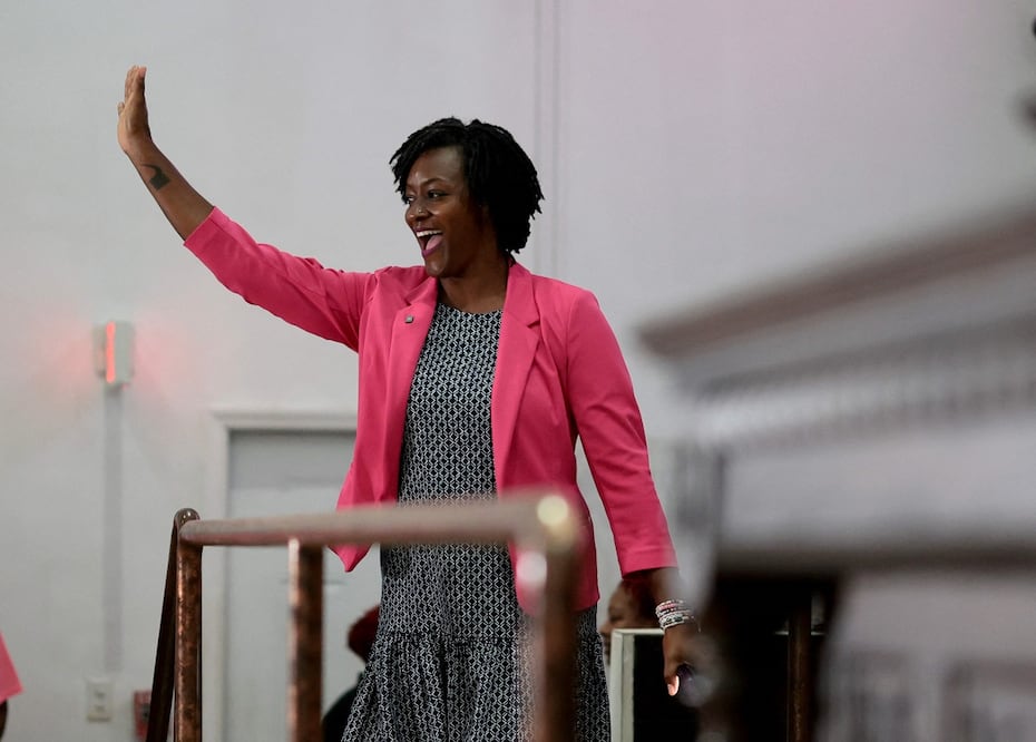 La candidata demócrata al Senado por Florida, Angie Nixon, se impuso en las elecciones del martes. FOTO: AFP