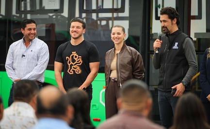 Samuel García entrega 200 camiones nuevos para Ruta 01 Valle del Norte de Nuevo León