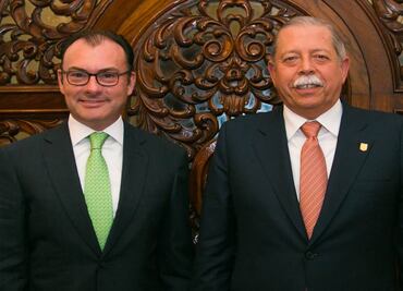 Videgaray se reúne con gobernador de Tamaulipas