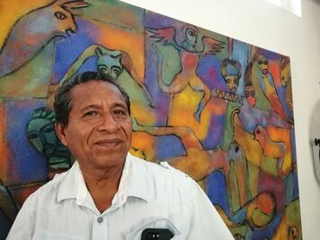 Cha’ca, el artista zapoteca que pinta con el alma