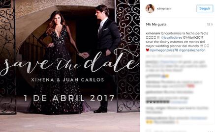 Ximena Navarrete revela fecha de su boda
