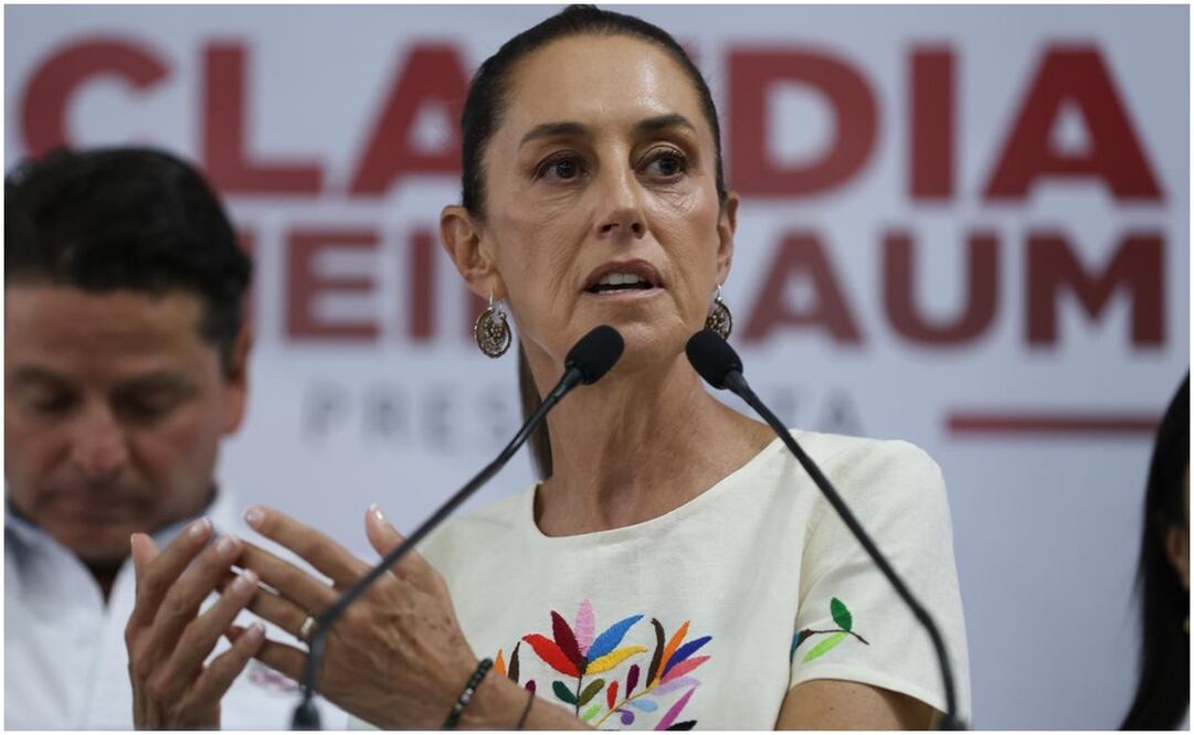 Claudia Sheinbaum. Foto: Diego Simón. EL UNIVERSAL