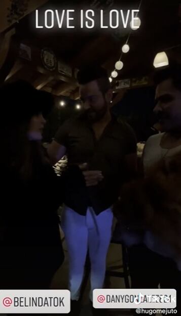 Belinda ofreció una serenata en nombre del amor y todo quedó grabado