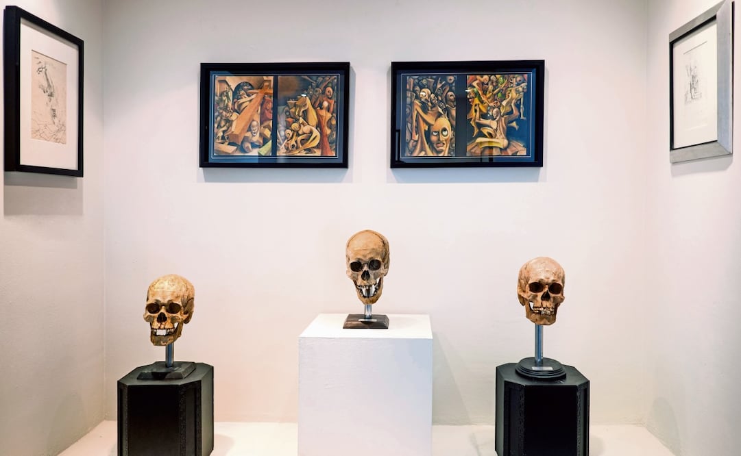 Las obras que se exhiben en la Galería Pablo Goebel Fine Arts abarcan cinco décadas de producción artística de Rafael Cauduro. Foto: Galería Pablo Goebel Fine Arts