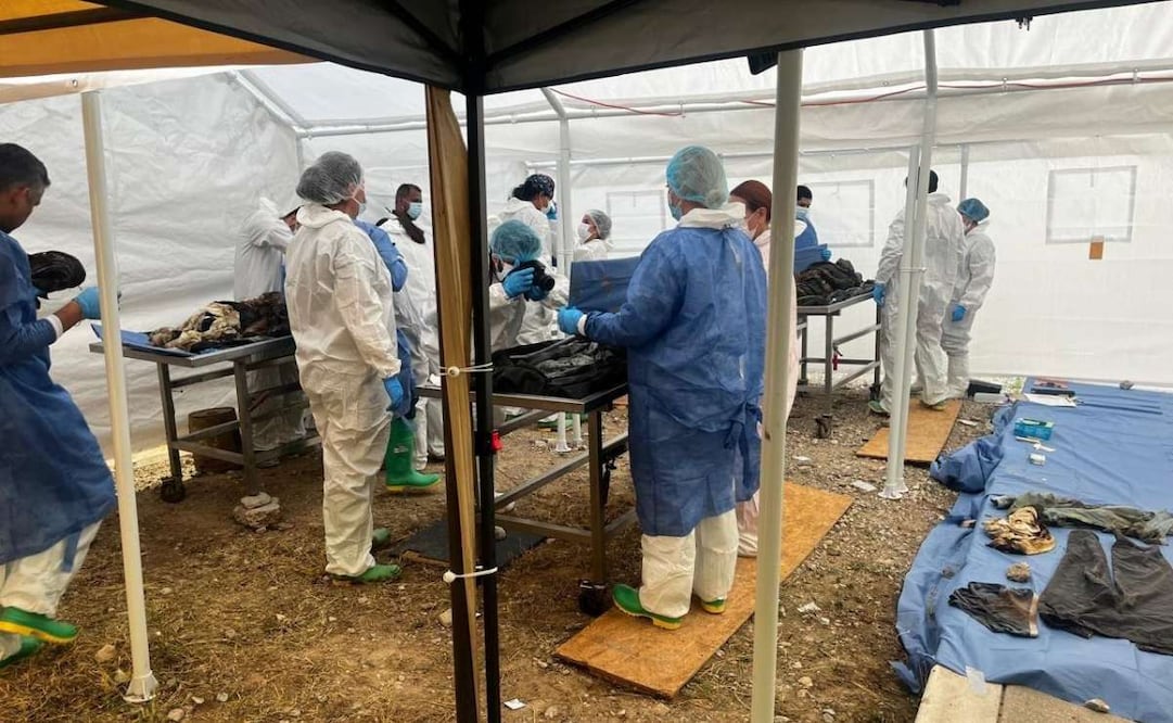 Suman 27 cuerpos identificados del crematorio Plenitud. Foto: Especial.