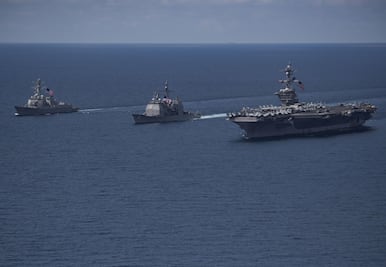 Prevén que portaaviones nuclear de EU llegue a península coreana a final de mes