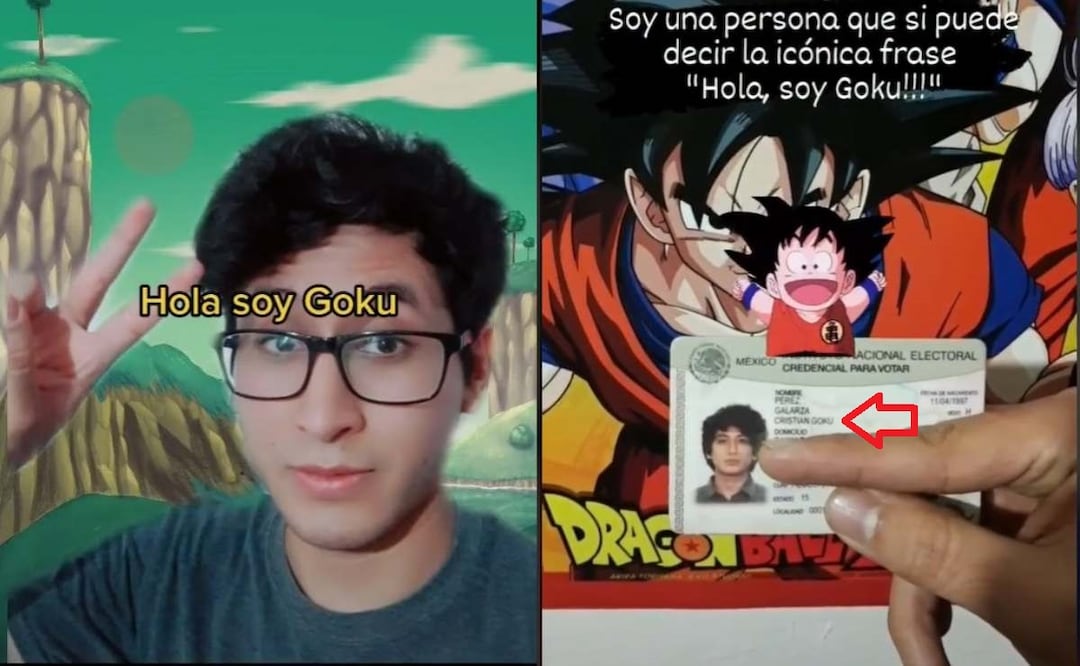 Tiktoker se vuelve viral por demostrar que se llama Goku