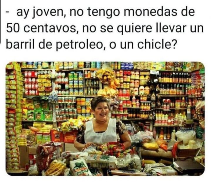 Precio del petróleo se desploma... pero memes repuntan en redes