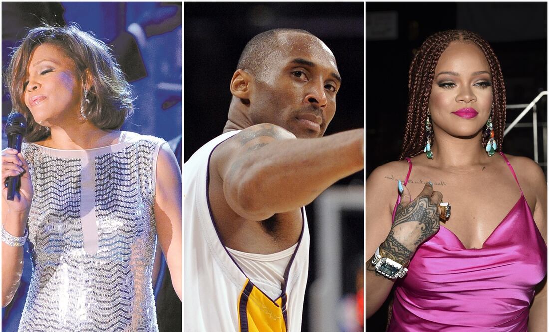 Whitney Houston, Kobe Bryant y Rihanna han sido algunos de los famosos que han