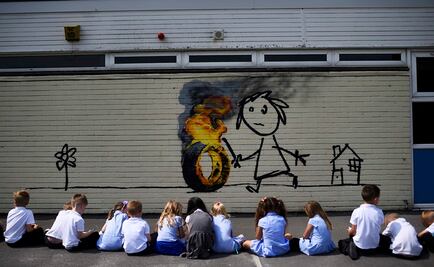 Subastarán las contestatarias obras de Banksy