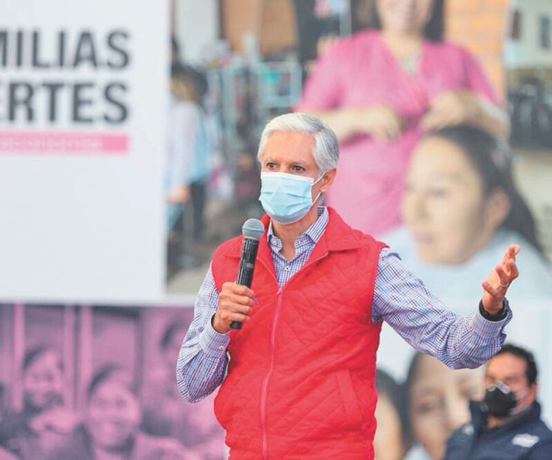 El gobernador Del Mazo destacó los logros policiales. ARCHIVO EL UNIVERSAL