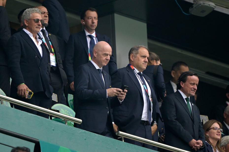Gianni Infantino en el Estadio Ciudad de México, durante el Mundial de 2026 - Foto: AFP