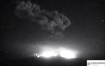 Reportan nueva explosión del volcán Popocatépetl