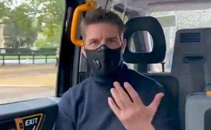 Tom Cruise se arma de valor, se pone cubrebocas y va a ver "Tenet"