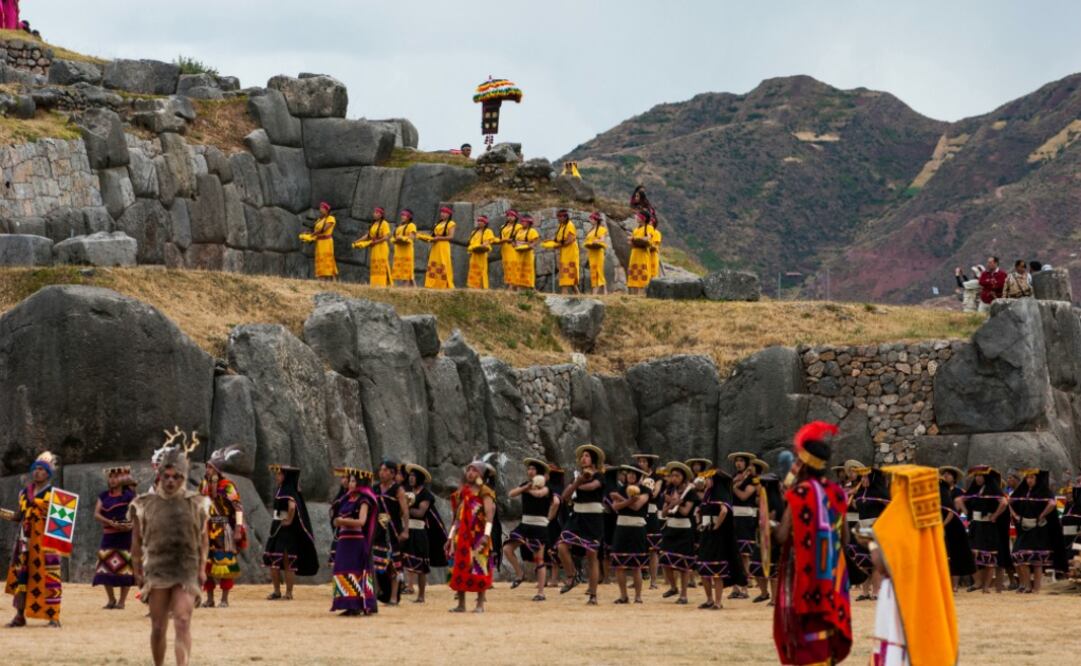 Cada año se realiza una representación teatral, con 750 artistas, en la zona arqueológica de Sacsayhuamán. (Foto: Cortesía Promperú)