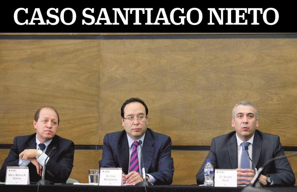 El consejero Marco Antonio Baños (izq.) pide separar las investigaciones de la forma en la que se llevó a cabo el proceso de designación en la FEPADE (ARCHIVO EL UNIVERSAL)