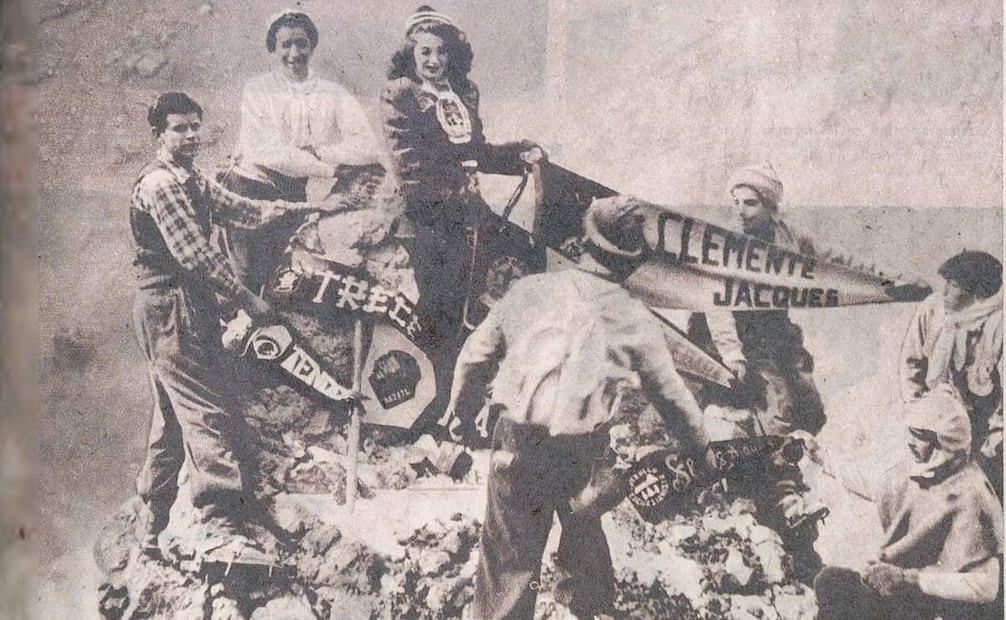 Fresia realizó varios intentos para ser considerada Reina del Excursionismo Nacional, como el Día de la Cordialidad, un evento alpinista celebrado el 15 de enero de 1950 que reunió a 90 clubes federados e independientes. Foto: Hemeroteca EL UNIVERSAL
