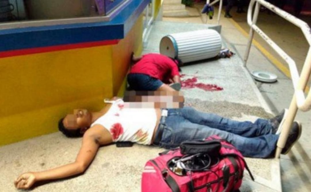 Imagen del asesinato de una familia y bebé de 9 meses en Pinotepa. Foto: Especial