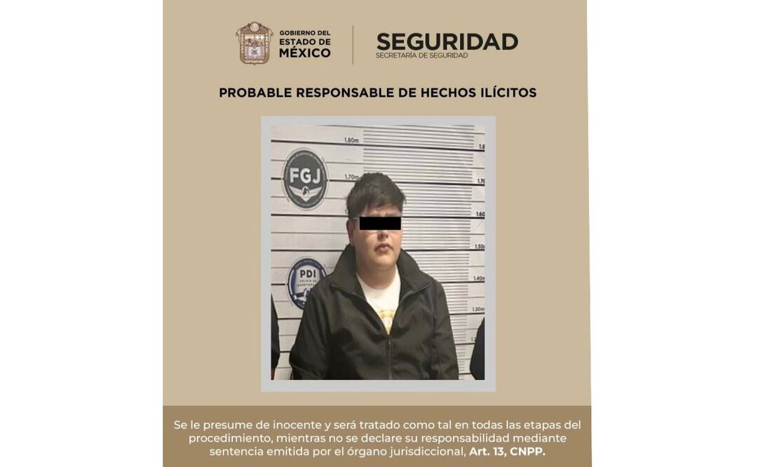 En la colonia Emiliano Zapata, en Texcoco, policías estatales detuvieron a un hombre que fue sorprendido manipulando armas de fuego. Foto: Especiales