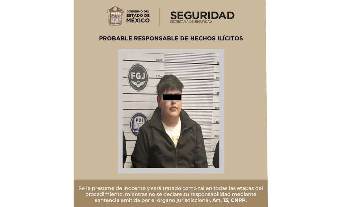 En la colonia Emiliano Zapata, en Texcoco, policías estatales detuvieron a un hombre que fue sorprendido manipulando armas de fuego. Foto: Especiales