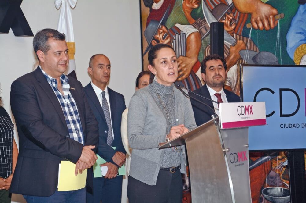 José Ramón Amieva, actual mandatario local, y Claudia Sheinbaum, jefa de Gobierno electa, dieron a conocer los avances en materia de reconstrucción en la capital del país. (ESPECIAL)