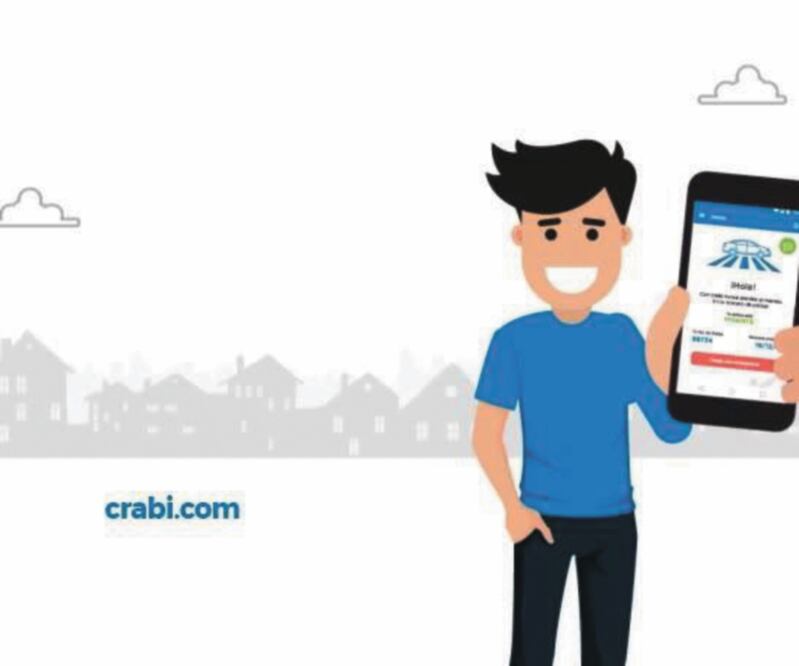 La appCrabi está disponible para iOS y Android. CORTESÍA