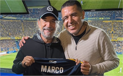 Juan Román Riquelme se rinde ante Marco Antonio Solís: "Usted es el ídolo de mi mamá"