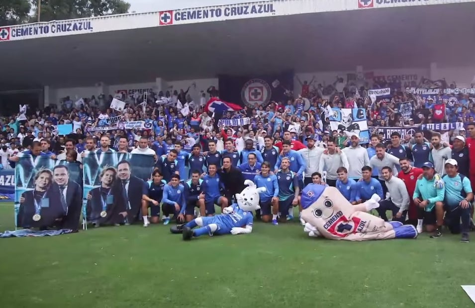 Cruz Azul se llena de emoción en La Noria, previo al Clásico Joven - Foto: Especial
