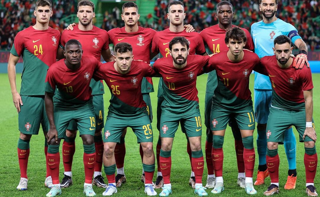 El once inicial luso para el último amistoso antes de partir a Qatar / Foto: EFE