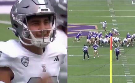 VIDEO: El mexicano Jesús Gómez conecta gol de campo más largo de Eastern Michigan