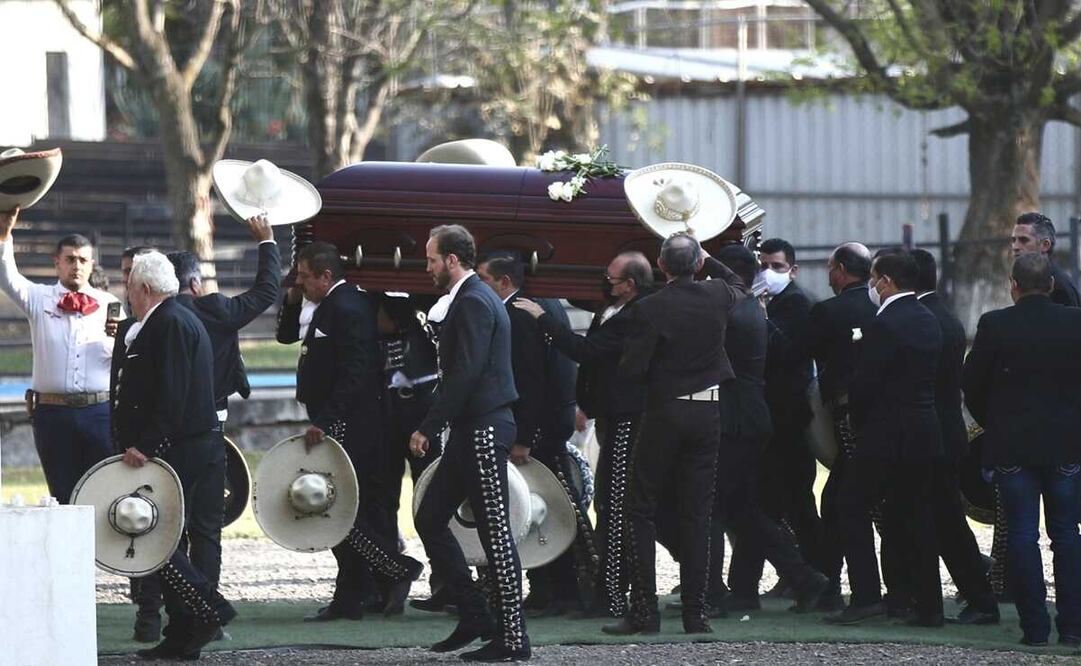 Misa de cuerpo presente y despedida De Vicente Fernández. Foto: Valente Rosas/ EL UNIVERSAL