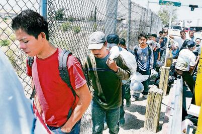 Repatriados 25% menos migrantes que en 2016