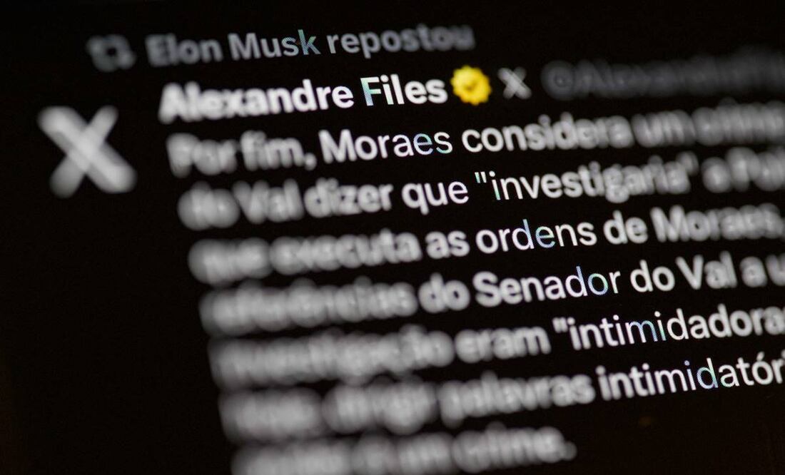 A pesar de la orden judicial de bloquear X en todo Brasil , emitido por el juez de la Corte Suprema Alexandre de Moraes, algunos usuarios aún pueden acceder a las páginas de la red social. Foto: AFP