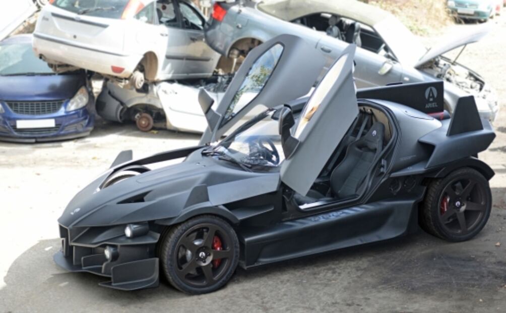 El Hiperauto de Ariel, la nueva máquina eléctrica con 1180 hp de potencia