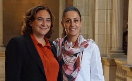 Se reúne Sheinbaum con alcaldesa de Barcelona